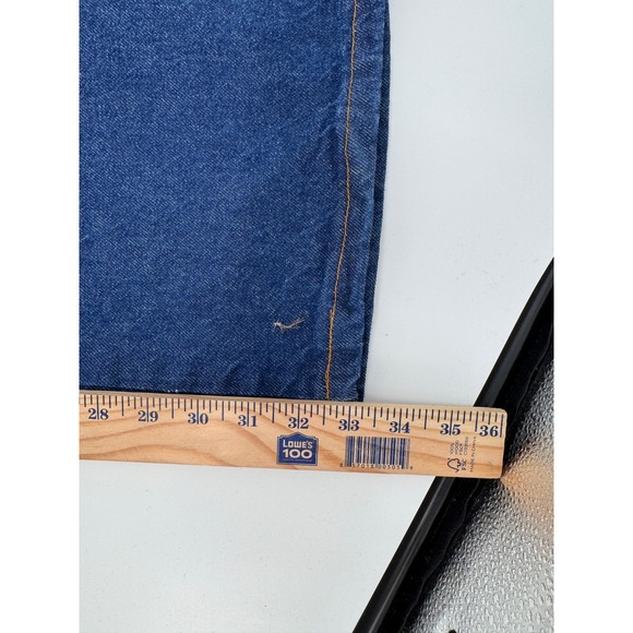 Dickies Jeans 48x32 Relaxed Fit Mens Straight‎ Leg Jeans Dark Wash NEW - Picture 13 of 16